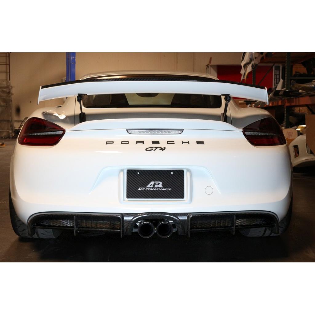 Carbon Fiber Rear Diffuser- 2015-2016 981 Porsche Cayman GT4