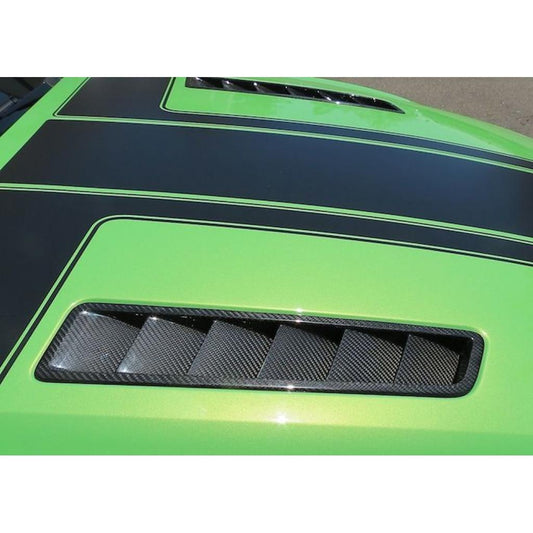 Carbon Fiber  Hood Vents- Ford Mustang GT 2013-14