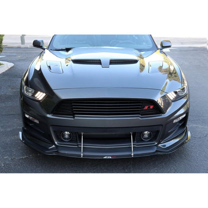 Carbon Fiber Front Wind Splitter-2015-2017  Ford S550 Mustang