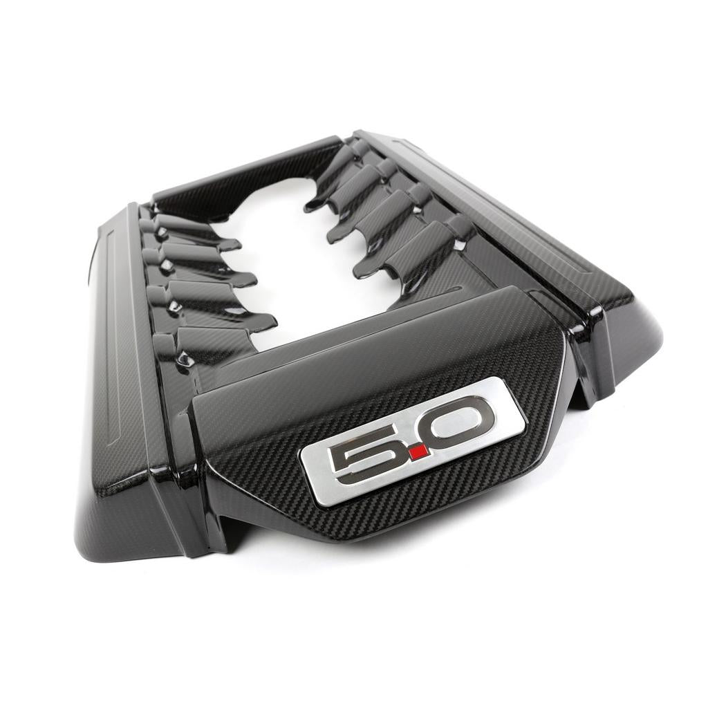 Carbon Fiber  Engine Cover-2015-2017 Ford S550 Mustang GT 5.0