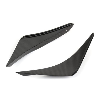 Carbon Fiber Front Bumper Canards- 2015-2017 Ford S550 Mustang