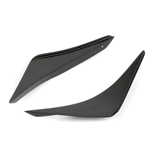 Carbon Fiber Front Bumper Canards- 2015-2017 Ford S550 Mustang