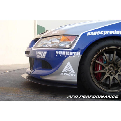 Carbon Fiber Front Wind Splitter - 2003-2005 Mitsubishi Evolution 8