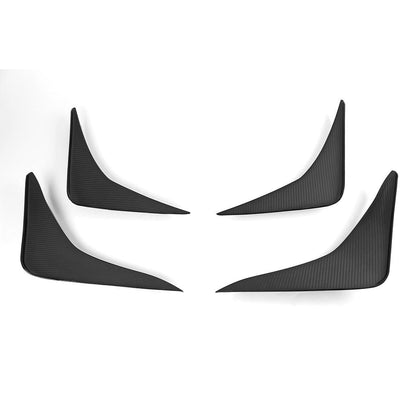 Carbon Fiber Front Bumper Canards- 2012-2016 Nissan GTR R35