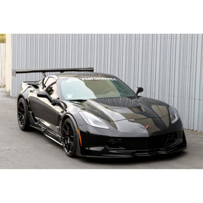 GTC-500 Chassis Mount Carbon Fiber Adjustable Wing- Chevrolet C7 Corvette Z06 / Grand Sport