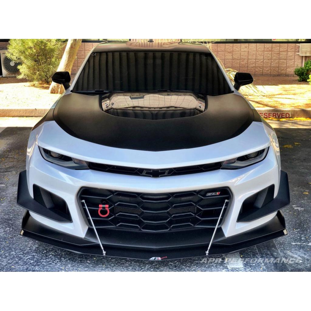Carbon Fiber Front Wind Splitter- 2017-2024 Chevrolet Camaro ZL1 1LE