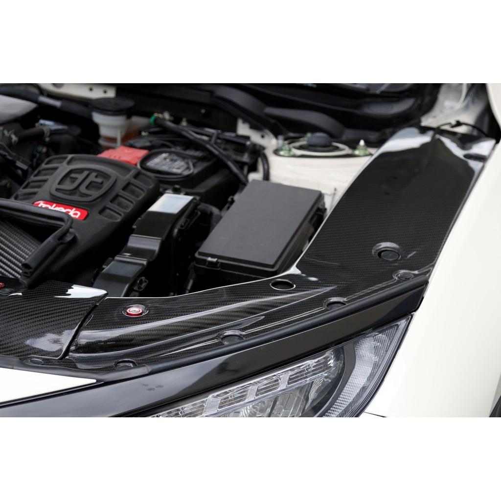 Carbon Fiber Radiator Cooling Plate- Honda FK8 Civic Type R 2017-2021