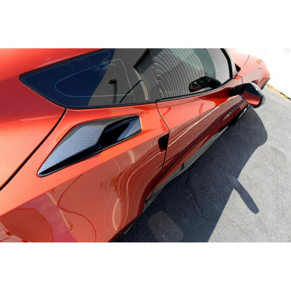 Carbon Fiber Quarter Panel Intake Vents- Chevrolet C7 Corvette (all)