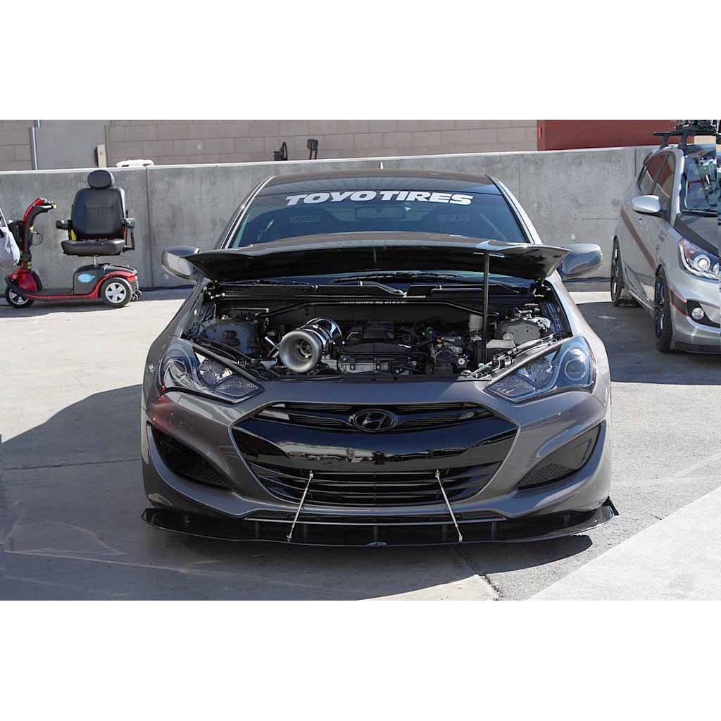Carbon Fiber Front Wind Splitter-2013-2016 Hyundai Genesis Coupe