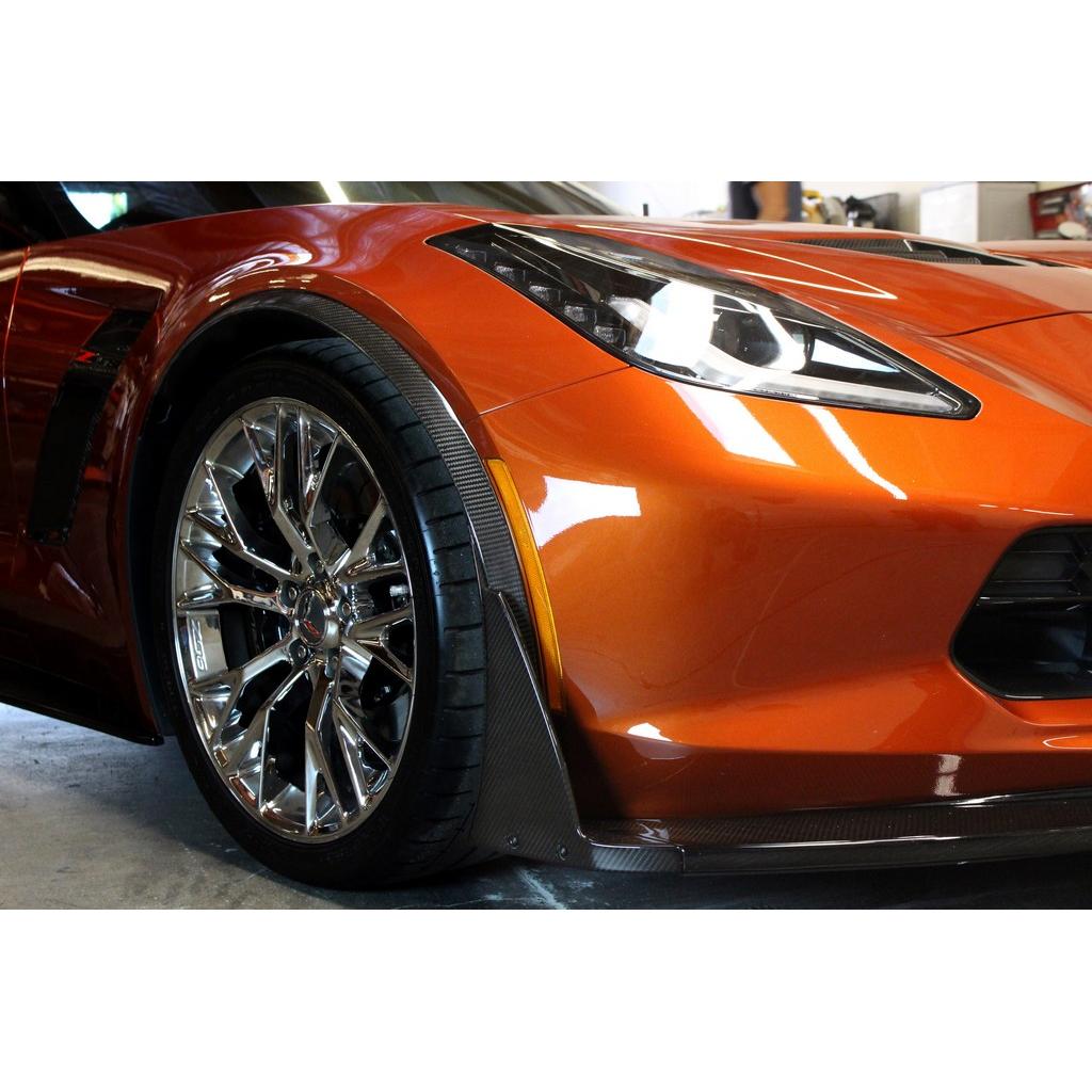 Carbon Fiber Fender Wheel Arch Moldings- Chevrolet C7 Corvette Z06