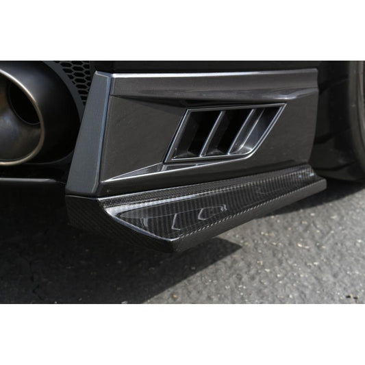 Carbon Fiber  Rear Bumper Skirts- 2017-2022 Nissan GTR-R35