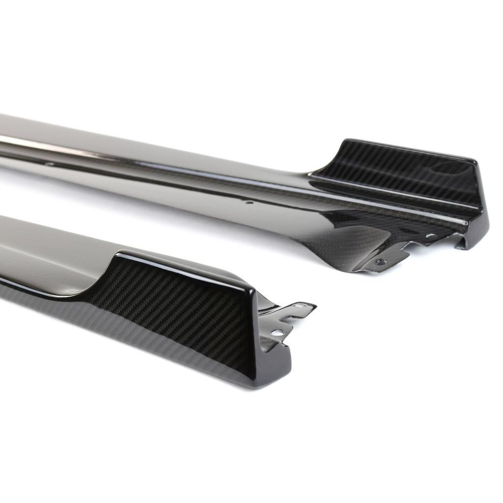 Carbon Fiber  Side Rocker Extensions/ Side Skirt- 2015-2016 Porsche 981 Cayman GT4