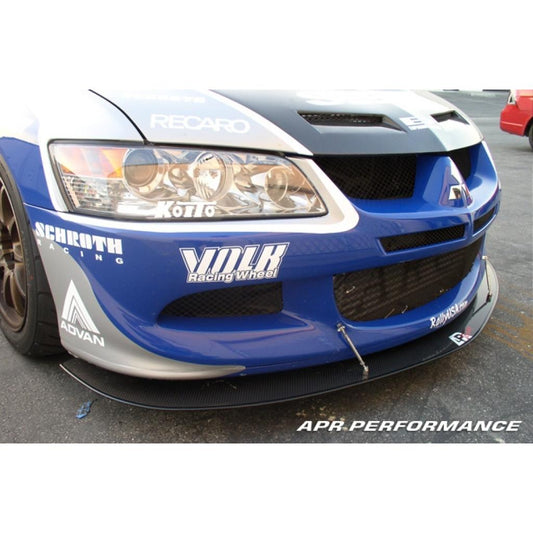 Carbon Fiber Front Wind Splitter - 2003-2005 Mitsubishi Evolution 8