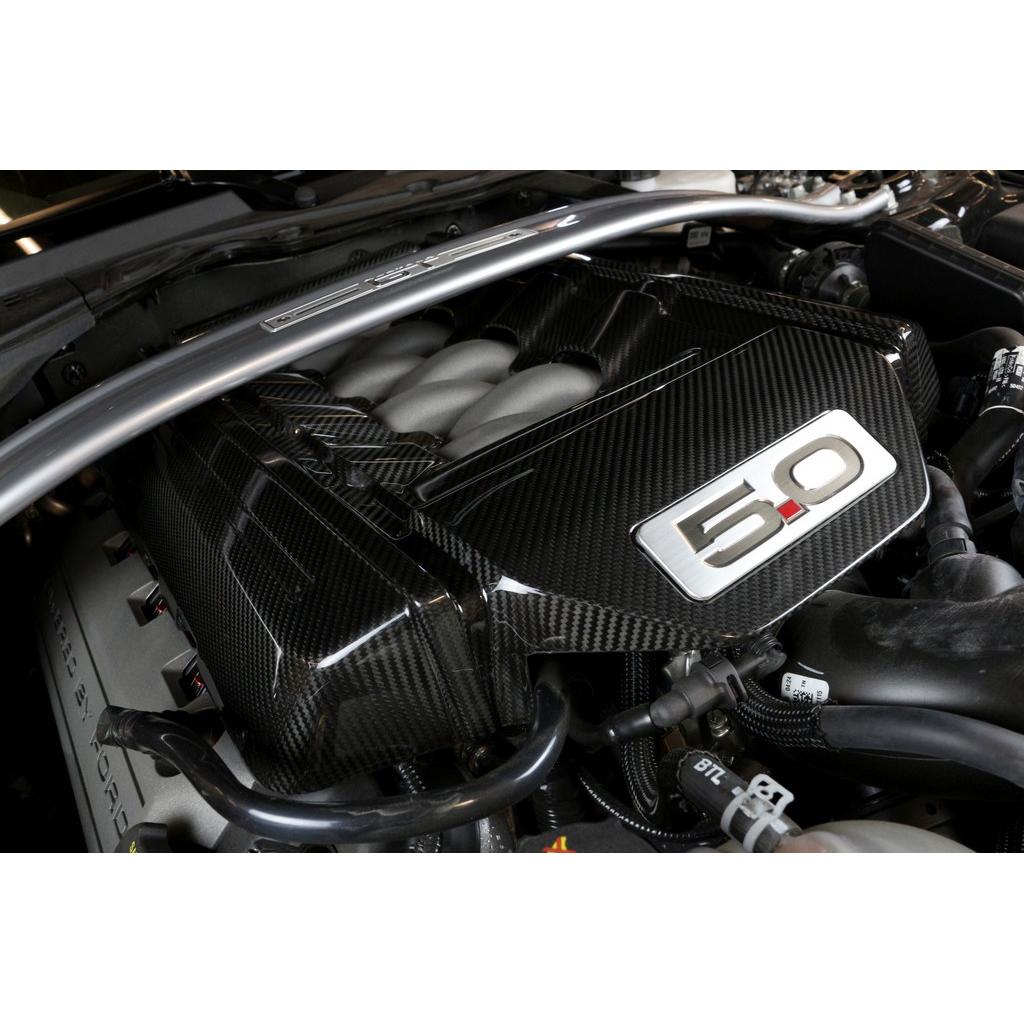 Carbon Fiber  Engine Cover-2015-2017 Ford S550 Mustang GT 5.0