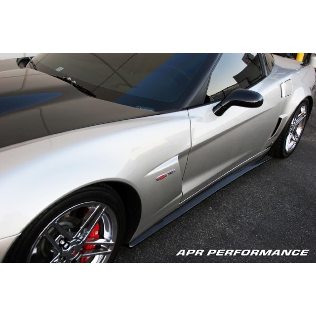 Carbon Fiber Side Rocker Extensions/ Side Skirt- Chevrolet Corvette C6 Z06/Grand Sport
