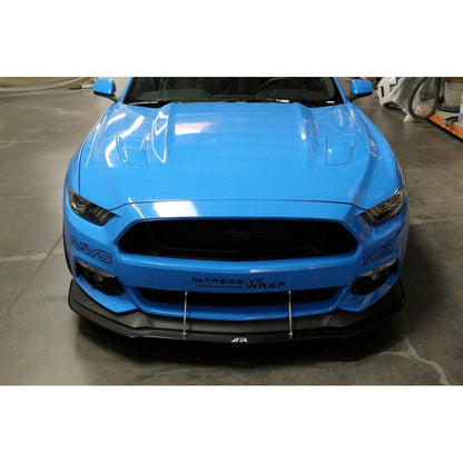 Carbon Fiber Front Wind Splitter-2015-2017  Ford S550 Mustang