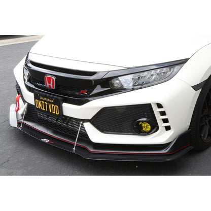 Carbon Fiber Front Wind Splitter- Honda FK8 Civic Type R w/ OEM Lip 2017-2021