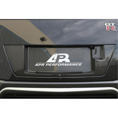 Carbon Fiber License Plate Backing- 2017-2022 Nissan R35  GTR