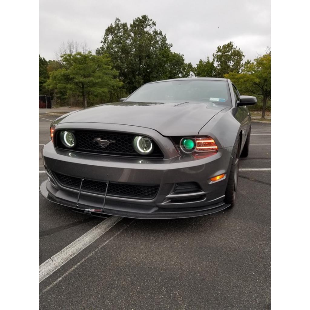 Front Carbon Fiber Wind Splitter- 2013-2014 Ford Mustang Roush