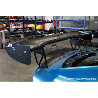 GTC-500 Carbon Fiber Adjustable Wing W/ Trunk Panel Replacement - 2017-2023 Audi R8