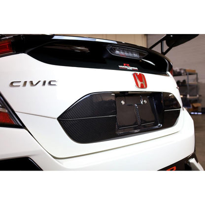 Carbon Fiber License Plate Backing- Honda FK8 Civic Type R  2017 - 2021