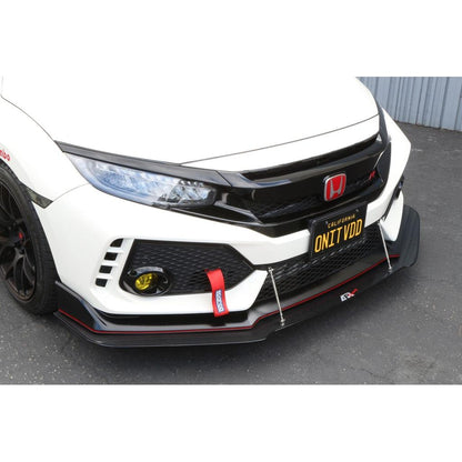 Carbon Fiber Front Wind Splitter- Honda FK8 Civic Type R w/ OEM Lip 2017-2021