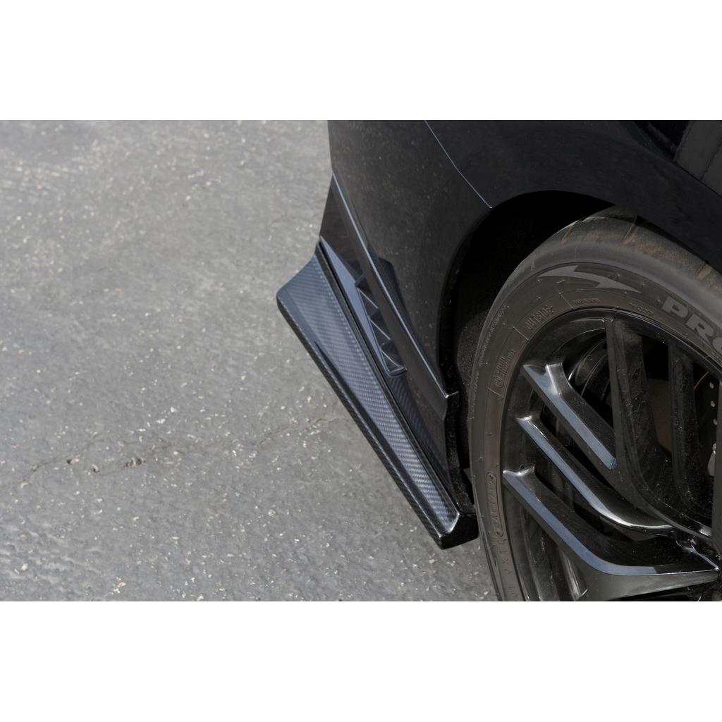 Carbon Fiber  Rear Bumper Skirts- 2017-2022 Nissan GTR-R35