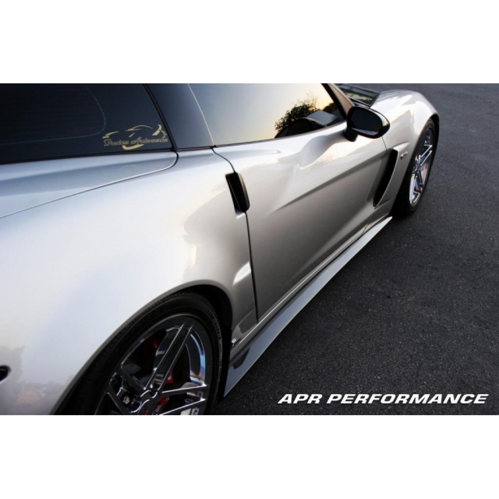Carbon Fiber Side Rocker Extensions/ Side Skirt- Chevrolet Corvette C6 Z06/Grand Sport