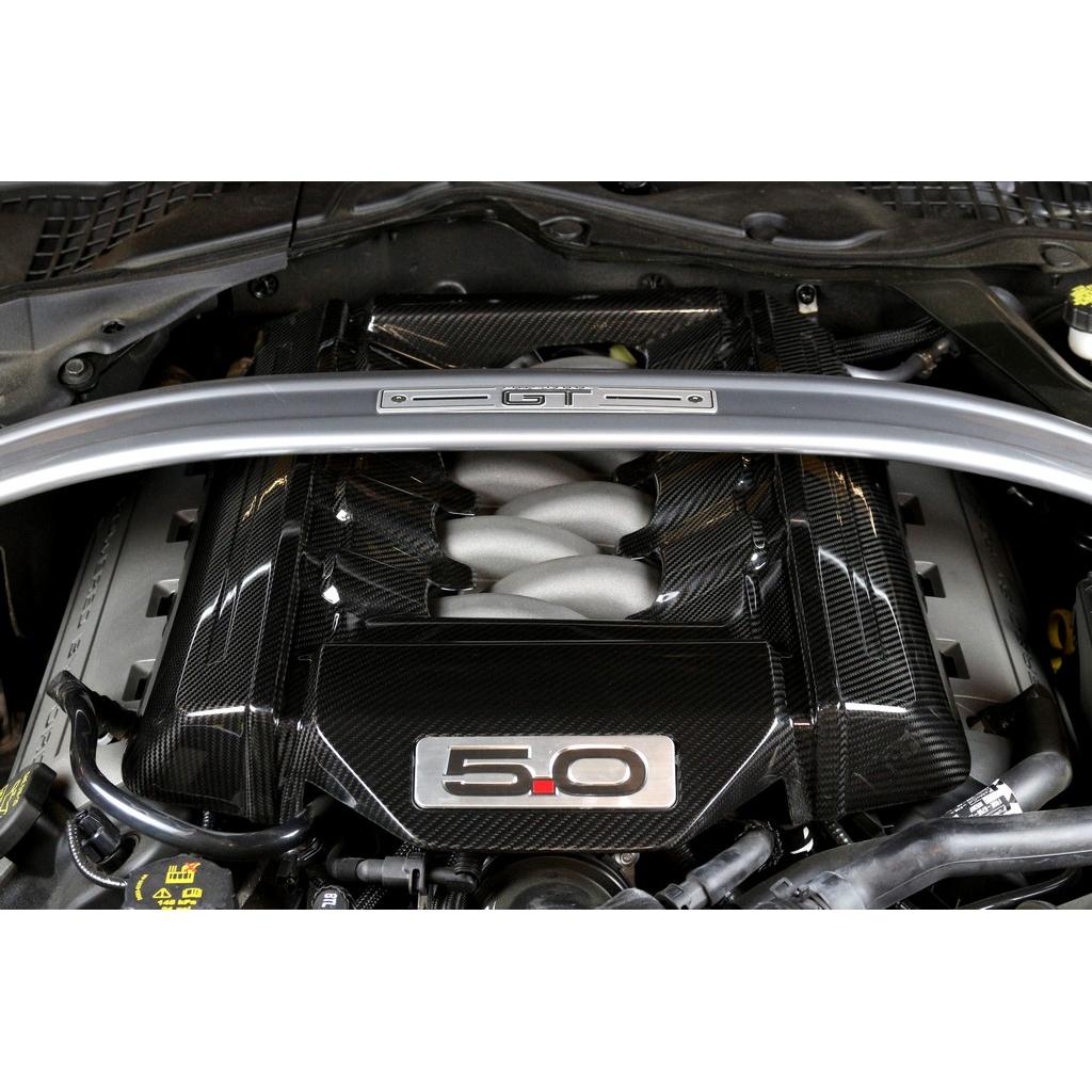 Carbon Fiber  Engine Cover-2015-2017 Ford S550 Mustang GT 5.0