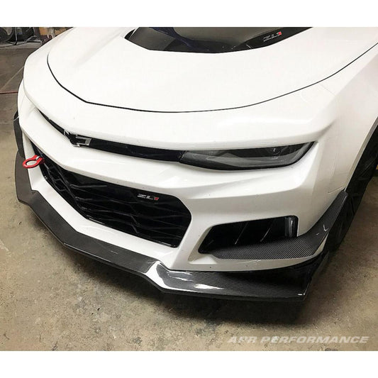 Carbon Fiber Front Bumper Canards- 2017 - 2024 Chevrolet Camaro ZL1