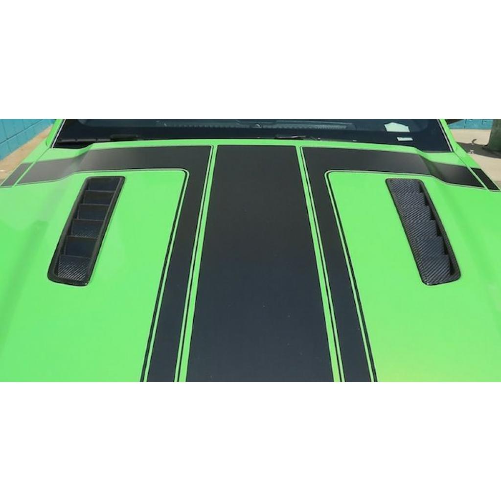 Carbon Fiber  Hood Vents- Ford Mustang GT 2013-14