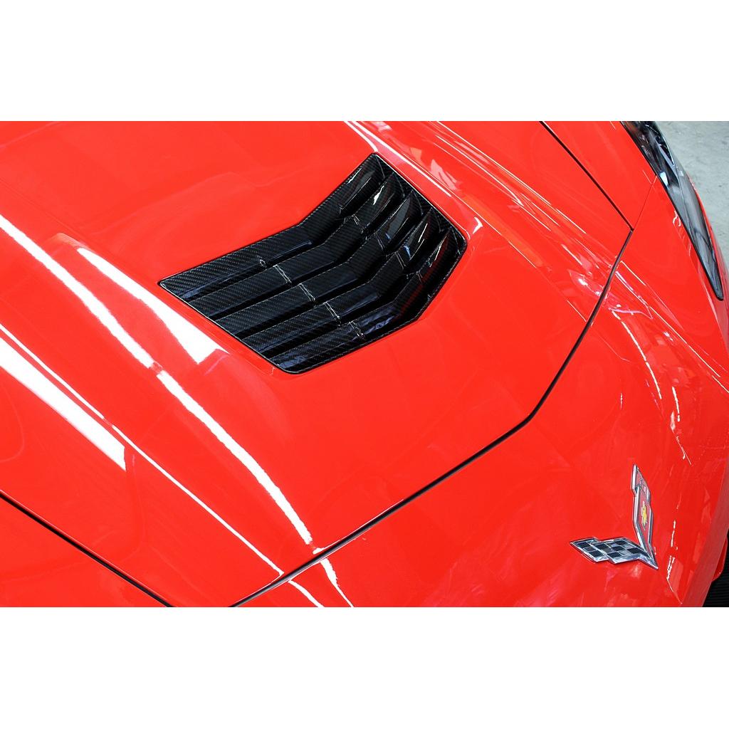 Carbon Fiber Hood Vent-Chevrolet C7 Corvette Z06