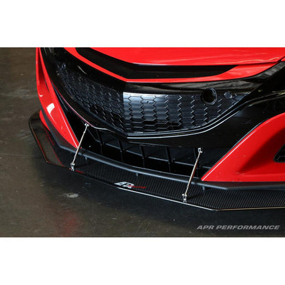 Carbon Fiber Front Wind Splitter - 2016-2022 Acura NSX  (Stock Bumper)