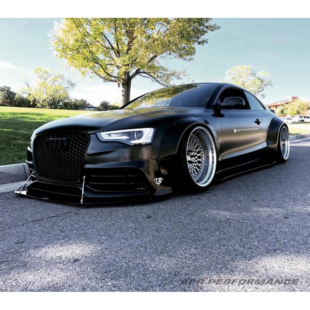 Carbon Fiber Front Wind Splitter - 2013-2017  Audi S5 /RS5 (Stock Bumper)