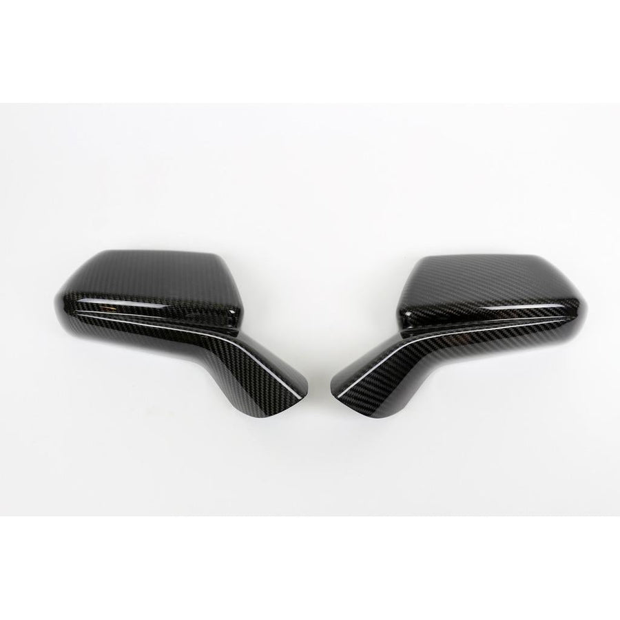 Carbon Fiber Replacement Mirror Covers- 2016-2024 Chevrolet Camaro