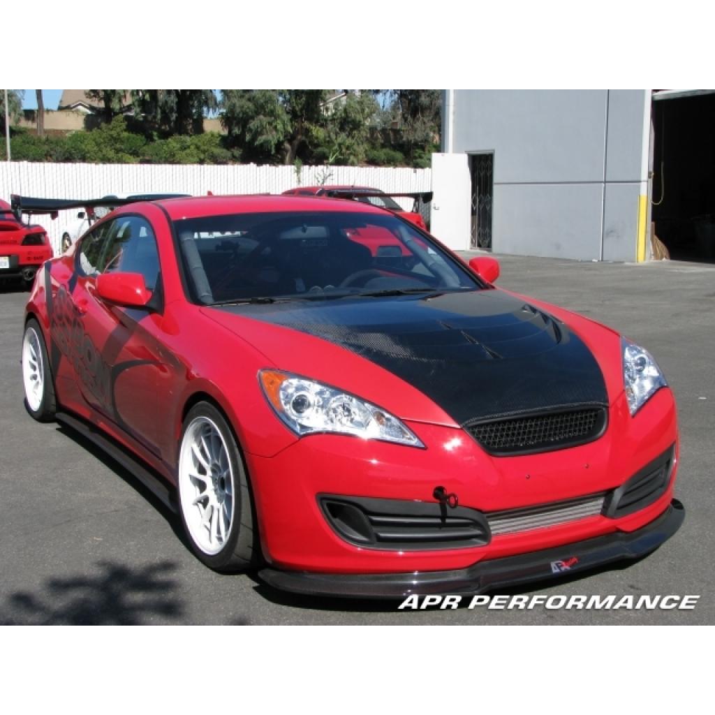 Carbon Fiber Side Rocker Extensions/ Side Skirt-2009-2012 Hyundai Genesis Coupe