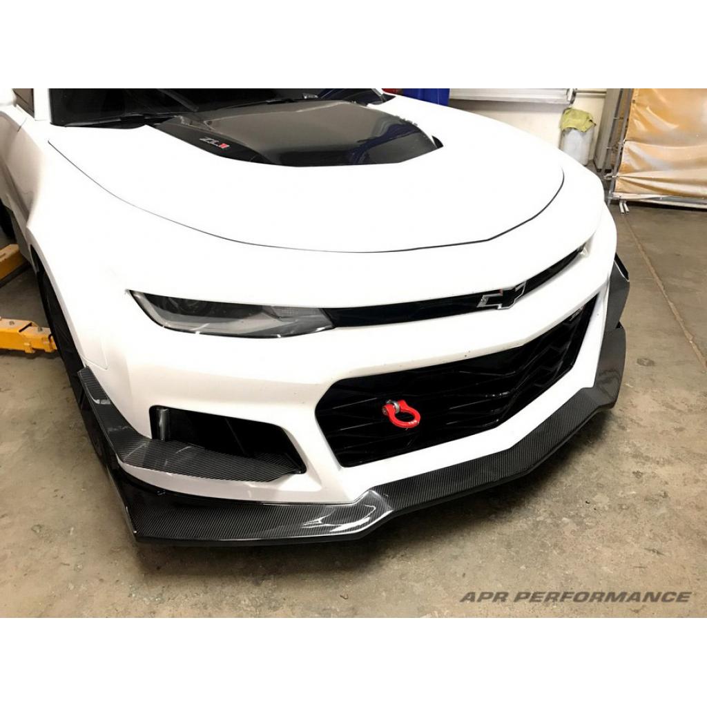 Carbon Fiber Front Bumper Canards- 2017 - 2024 Chevrolet Camaro ZL1