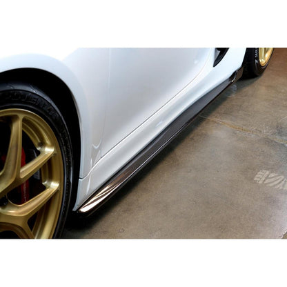 Carbon Fiber  Side Rocker Extensions/ Side Skirt- 2015-2016 Porsche 981 Cayman GT4