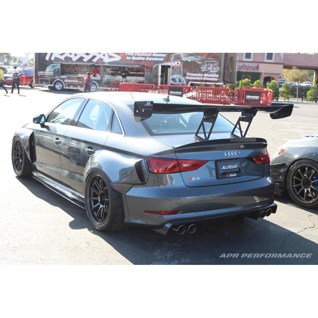 GTC-300 67" Carbon Fiber Adjustable Wing- 2013-2016 Audi S3