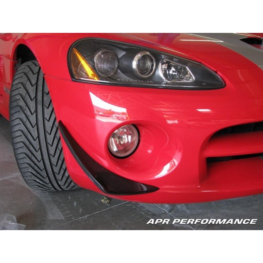 Carbon Fiber Front Bumper Canards - Dodge Viper SRT-10 2003-2010 (coupe / convertible)