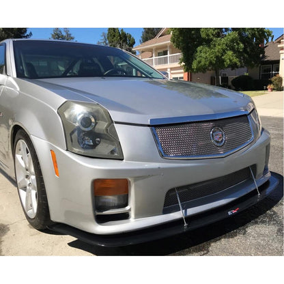 Carbon Fiber Front Wind Splitter-2004-2007 Cadillac CTS-V Sedan