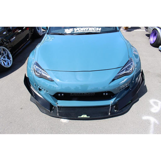 Carbon Fiber Front Wind Splitter- 2013-2016 Scion FR-S/ Subaru BRZ RB Version 2