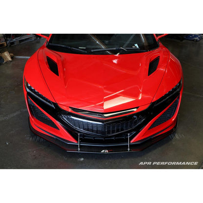 Carbon Fiber Front Wind Splitter - 2016-2022 Acura NSX  (Stock Bumper)