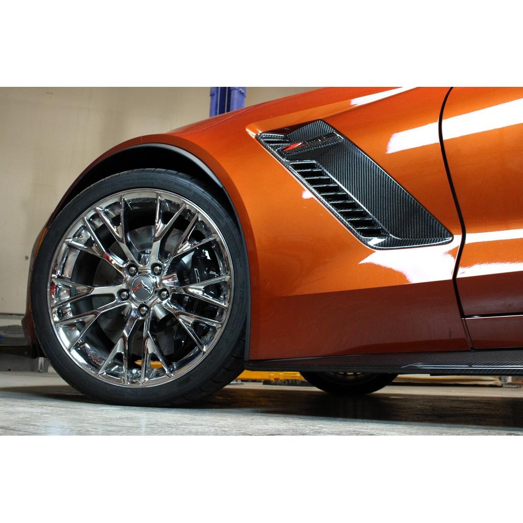 Carbon Fiber Fender Vents-Chevrolet  C7 Corvette Z06