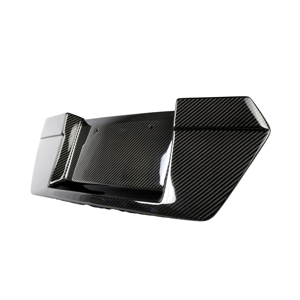 Carbon Fiber License Plate Backing-Chevrolet C8 Corvette Stingray