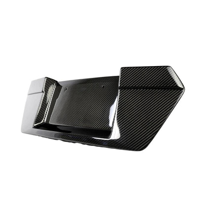 Carbon Fiber License Plate Backing-Chevrolet C8 Corvette Stingray