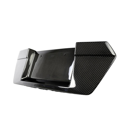 Carbon Fiber License Plate Backing-Chevrolet C8 Corvette Stingray