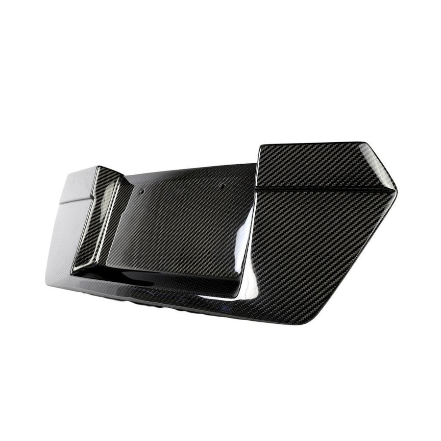 Carbon Fiber License Plate Backing-Chevrolet C8 Corvette Stingray