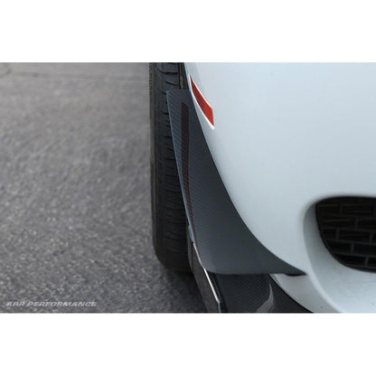 Carbon Fiber Front Bumper Canards-2015-2023 Dodge Challenger Hellcat