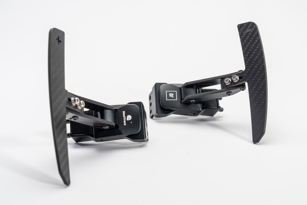 JQ Werks Madtrace Clubsport magnetic paddle shifters for Porsche